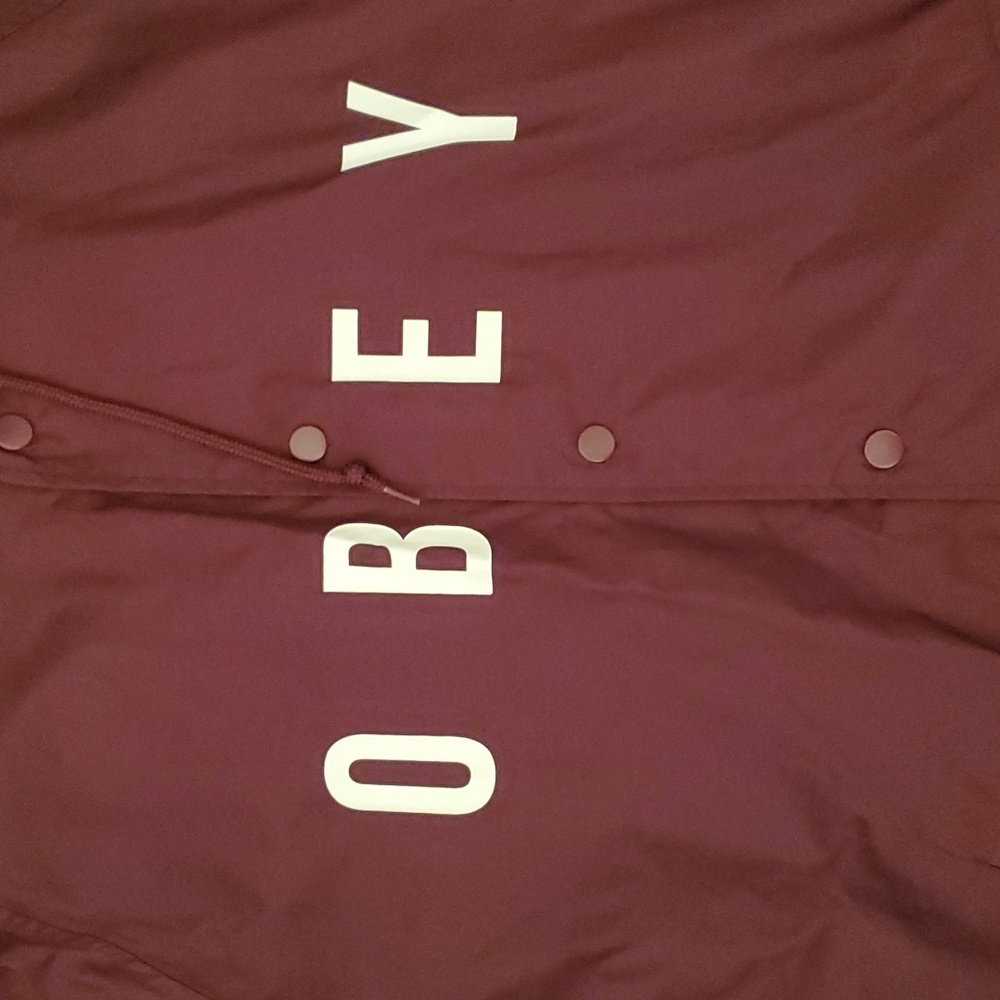 OBEY lightweight jacket w/hood
